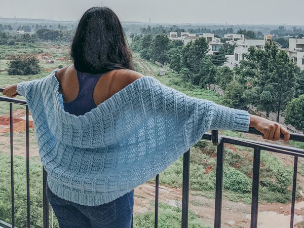 crochet Autumn Ridges Cardigan free pattern