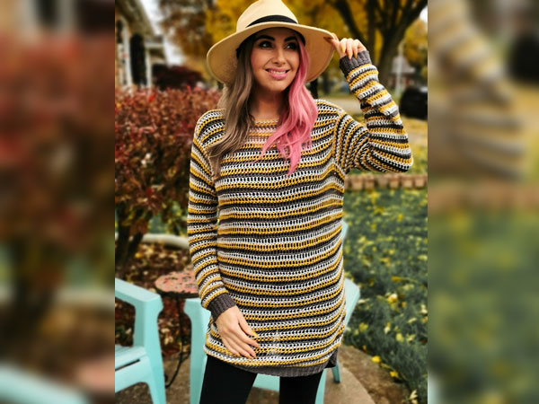 crochet Freya Tunic Sweater free pattern