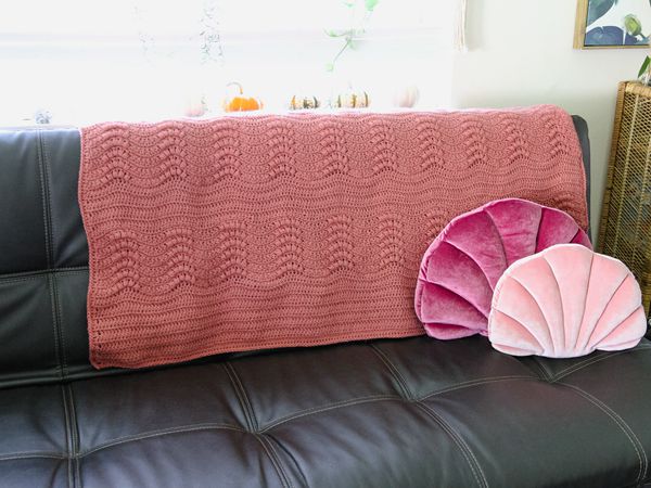 crochet Mystic Dunes Blanket free pattern