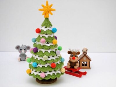 crochet Pretty Christmas Tree easy pattern