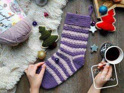 crochet Alix Stocking free pattern