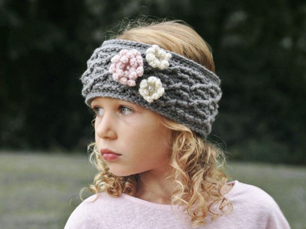 crochet Carys Cabled Headband easy pattern