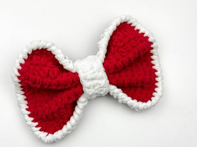 crochet Jum Bow free pattern