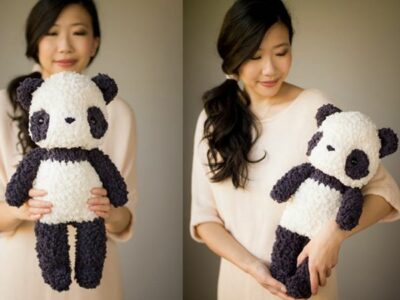 crochet Fleece Panda free pattern