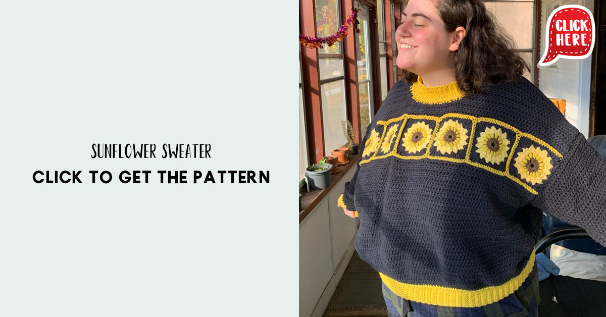 Sunflower Sweater Share a Pattern