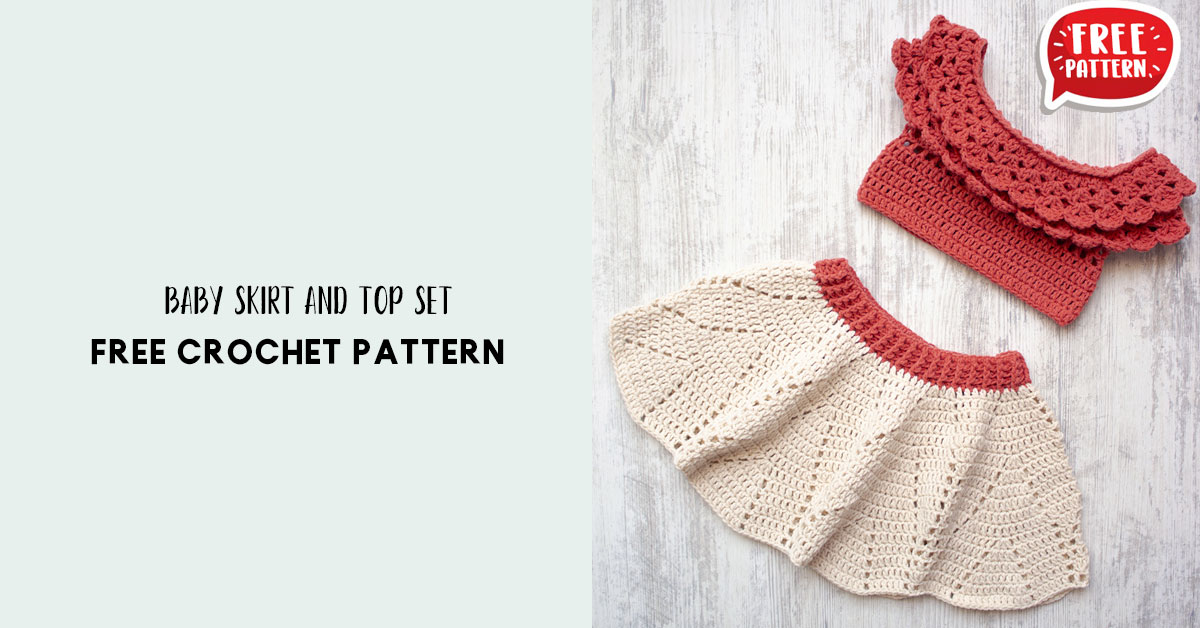 Crochet Patterns Galore  Crochet Pleated Baby Skirt