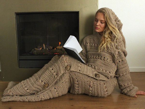 crochet Cozy Couch Cardigan easy pattern