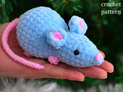 crochet Hand Rat easy pattern
