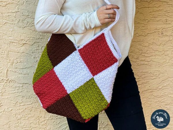 crochet Piper Patchwork Handbag free pattern