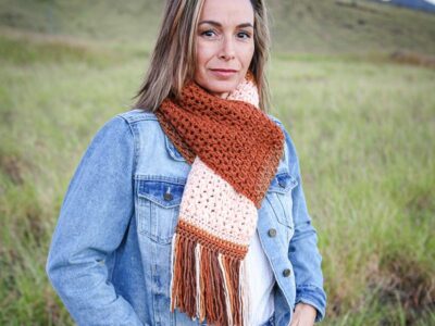crochet Quill Scarf free pattern