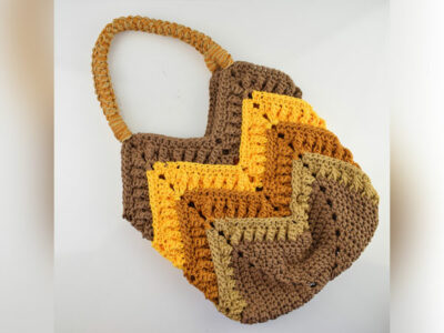 crochet Alpine Tulip Bag free pattern