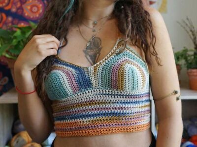 crochet Easy Yoga Top free pattern