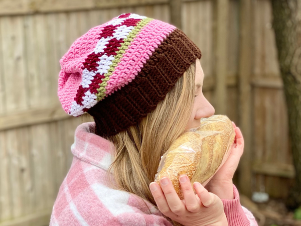 crochet Little Sis Slouchy Hat free pattern