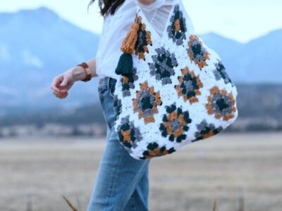 crochet Magnolia Tote Bag free pattern