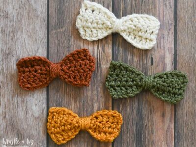 crochet Perfect Bows free pattern