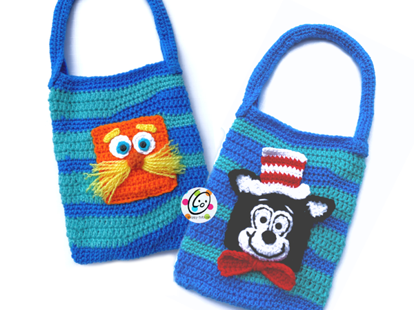 crochet Ready to Read Tote free pattern