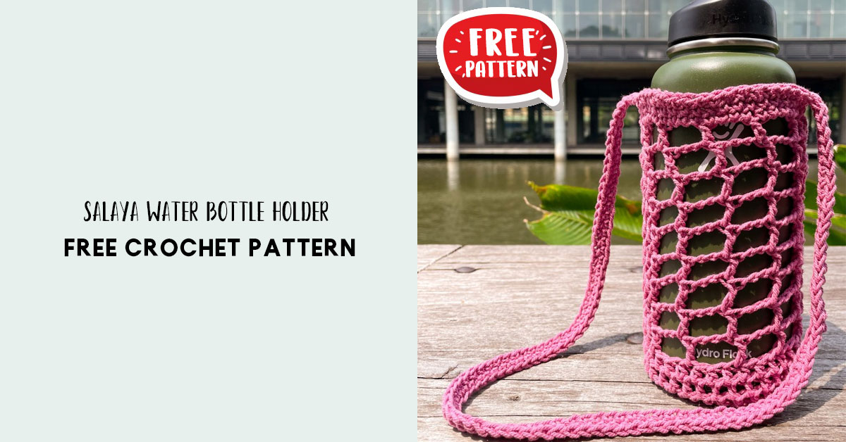 Salaya Water Bottle Holder Crochet Pattern