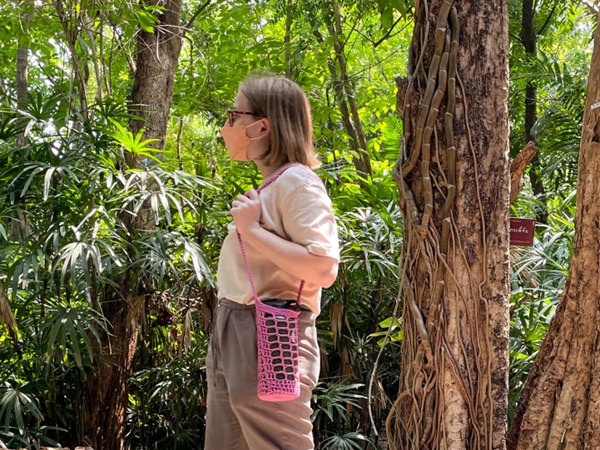 crochet Salaya Water Bottle Holder free pattern