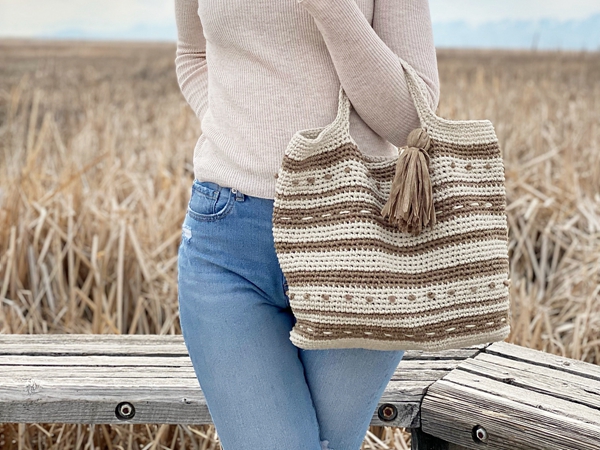 crochet The Lucy Tote free pattern