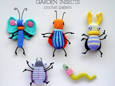 crochet Garden Insects easy pattern