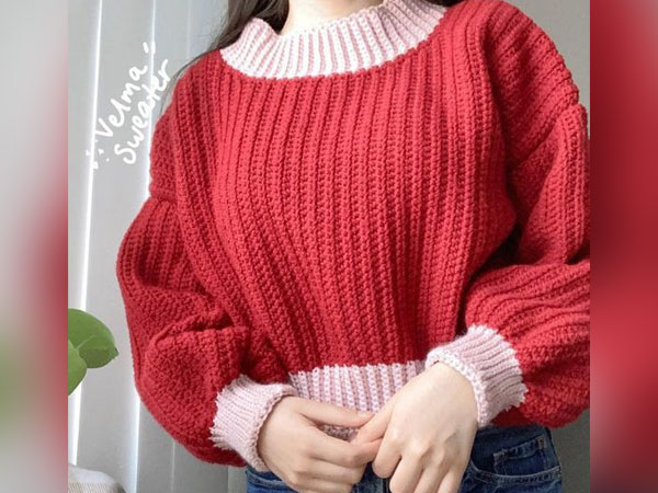 crochet Velma Sweater free pattern