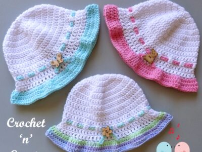 crochet Baby Sun Hat free pattern