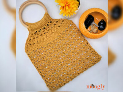 crochet ELMORE RING BAG free pattern