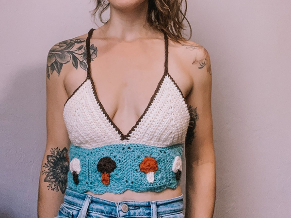 crochet Forage Fairy Top easy pattern