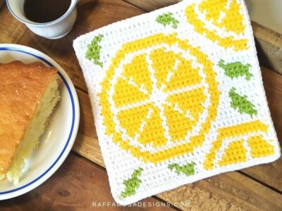 crochet Citrus Fruits Potholder free pattern