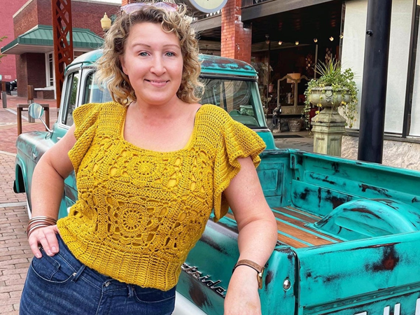 crochet Jessie Summer Top easy pattern