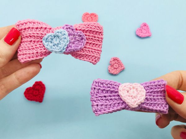 crochet Love Bow free pattern