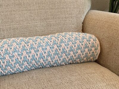 crochet Mosaic Pillow free pattern
