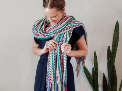 crochet Stash Wrap free pattern