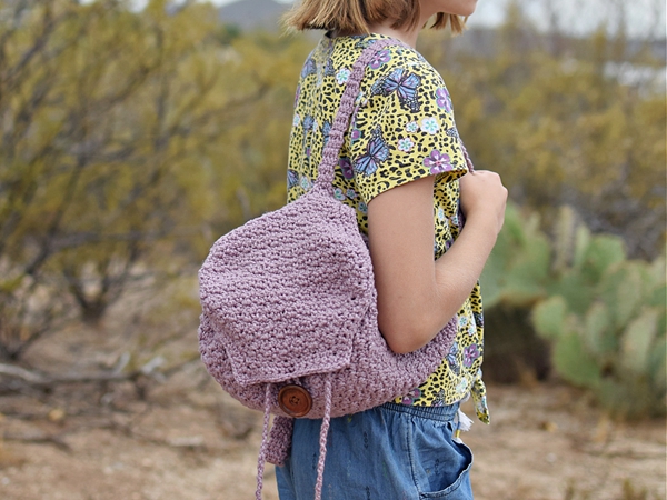 crochet Journey Backpack free pattern