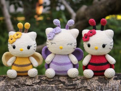 crochet Spring Kitty free pattern