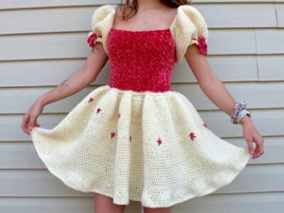 crochet Sweet Pea Dress easy pattern
