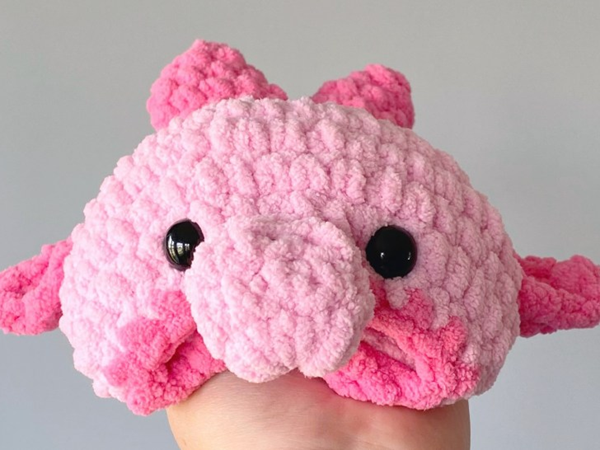 crochet Blobfish free pattern