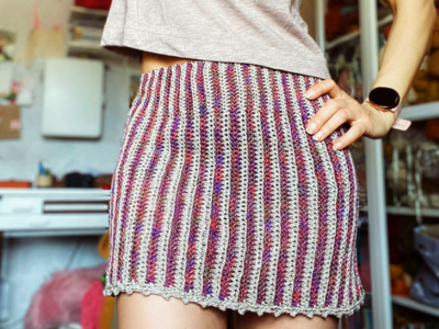 crochet Kielo Highwaist Skirt easy pattern