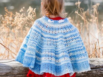 crochet Toddler Poncho free pattern