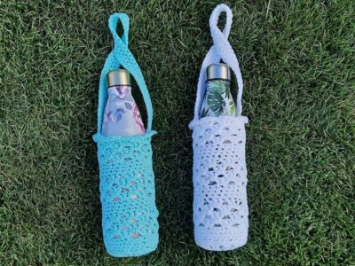 crochet Water Bottle Holder free pattern