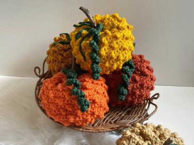 crochet Bumpy Pumpkin free pattern