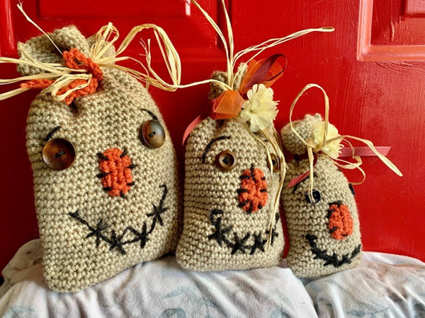 crochet Scarecrow Bag easy pattern