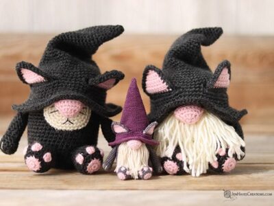 crochet CAT GNOME free pattern