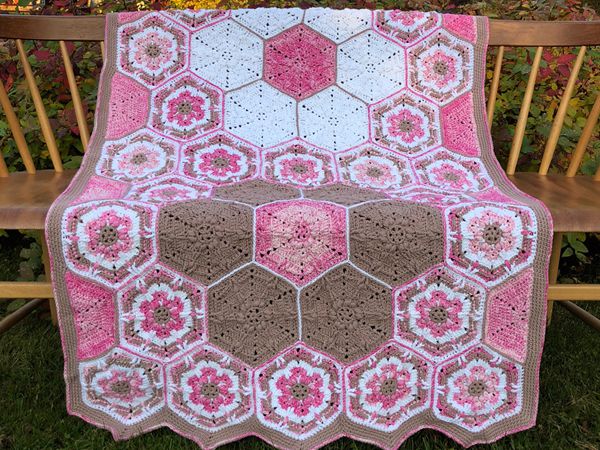 crochet Frozen Pond Blanket free pattern