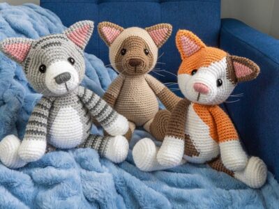 crochet Callie the Calico Cat free pattern