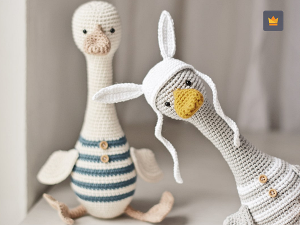 crochet Charming Goose easy pattern