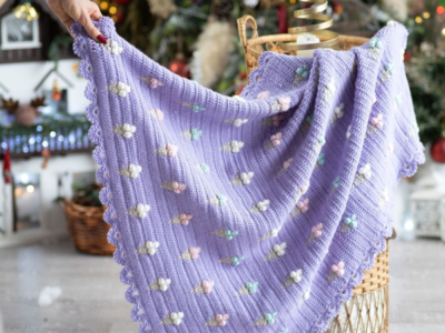 easy Crochet Ice Cream Blanket pattern