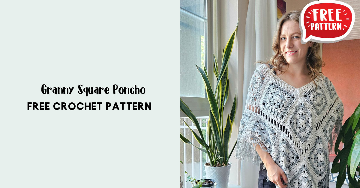 Granny Square Poncho Share a Pattern