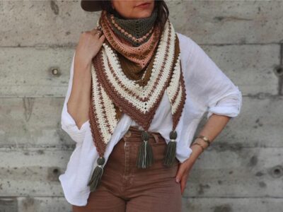 crochet Vista Wrap free pattern